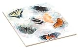 Rikki Knight象水彩画デザインアートセラミックタイル 12 inch ceramic ホワイト 12inctile46675