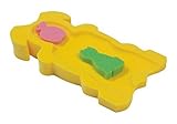 Bathtub Sponge Mat Bath Support For Infant & Baby Over 6 kg up to 65 cm Tall (Yellow) by Baby Comfor