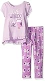 The Children's Place Little Girls and Toddler Legging and Top Outfit Set Lilac Haze 5T [並行輸入品]