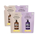 【KUNDAL/クンダル】シャンプー(2個) トリートメント(2個) セット (各400ml・詰め替え) #イランイラン #ハニー&マカダミア #ネイチャー #弱酸性 #保湿 #香水シャンプー #香水トリートメント