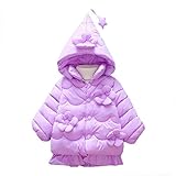 Karchi 　女の子　ダウンコート 韓国風 ちょにっくコート アウター 　暖かい　中長め 防寒 ガールズ 春 長袖　カジュアル　おしゃれ　ノーネック　フート付き　厚手アウター 通学 通園 可愛い シ