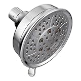 【並行輸入品】Moen 3638 Four-Function 4-3/8-Inch Diameter Showerhead Chrome
