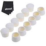 eBoot 12パック表椅子ゴム脚ヒントキャップ1インチ ホワイト EBOOT-TABLE-CHAIR-CAPS-01