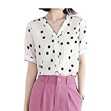 [ULPUDFAO] ブラウス レディース 半袖 Vネック 接触冷感 おしゃれ カジュアル 着痩せ 体型カバー 可愛い 薄手 可愛い エレガント 大人 体型カバー 部屋着 日常 オフィス デート OL 通勤