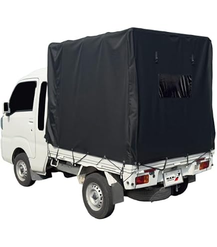 Amazon | 軽トラック 荷台シート 幌セット 【Moby VE-192】 幅1.37