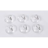 Darice & Catan Floral DAR1050.05 Suction Cups With Hooks - 22 mm., 6 Pieces, Pack of 6 [並行輸入品]