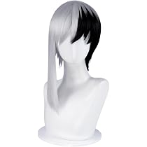 Amazon.co.jp: コスプレウィッグ あさぎりゲン ミディアム 前髪