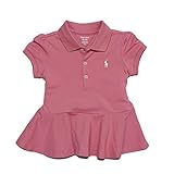 (ポロ ラルフローレン) POLO RALPH LAUREN ベビー 女の子 ポロシャツ Cotton Mesh Polo Shirt ピンク Rugby Pink (9M) [並行輸入品]