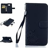 UNEXTATI Galaxy Note 5 ケース 高品質 PUレザー 手帳型ケース 衝撃吸収 カバー カード収納 全面保護 Samsung Galaxy Note5 用 Case Cover (ブ