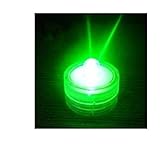 Beho-12 pcs 防水フレームレス電子カラフルな結婚式クリスマス装飾花瓶キャンドル ライト-グリーン