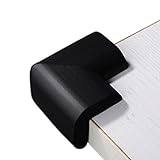 Paico Home Toddler Safty Protector Table Corner Guard NBR Foamed Material 12 Pack 6x3.5 CM - Black b