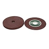 uxcell カッティングホイール 切削工具 研削砥石 ブラウン 150mmx2mmx22mm 6個入り