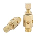 uxcell マフラー　スロットルバルブ　アジャスタブル1/8 "PTスレッド　SCシンターブロンズ