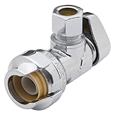 Sharkbite角度停止< 0.25 %リード1 / 2 " Sharkbite X 3 / 8 "圧縮銅袋詰め