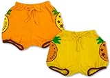 (フルーツファーム)FRUITS FARM 【FRUITS FARM】 パイナップル柄 ポケット付 ショートパンツ 80cm/90cm/95cm 95 イエロー