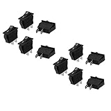 Tooltoe 10pcs x ON-OFF 2ポジションSPST2ピンスナップロッカーのスイッチ16A/250V 20A/125V AC