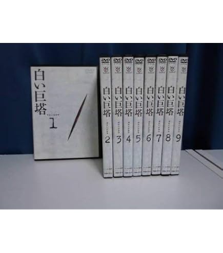 Amazon.co.jp: 白い巨塔 DVD全巻セット 全9巻 1978年放送田宮二郎 主演 
