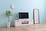 テレビ台 AVラック リビング収納 ローボード（幅120cm） ホワイト