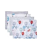 aden + anaisクラシックモスリンおくるみブランケット4パック ブルー 暂无