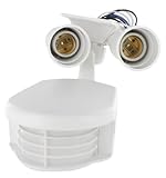 Leviton PS110-1FW 1000W Incandescent, 110 Degree, 2500 Square Feet Coverage, PIR Outdoor Occupancy S