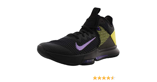 Nike Lebron Witness IV 4 Basketball BV7427-004 Black Yellow Purple SZ 17 |  883212514165 - Nike shoes LeBron Witness - Black , Black / Opti Yellow /  White / Voltage Purple Manufacturer | SporTipTop