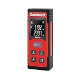 Goldblatt 30ｍレーザー距離計 防塵 距離/面積/体積/ピタゴラス 連続測定 自動計算 作業に応じて多種類測定可能なレーザー距離計 精密な±2mmの測定精度 コンパクト 操作簡単 （レーザー
