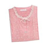 (マーシェル) Marshel マタニティ 授乳口 パジャマ 半袖 前開き 入院 綿100 春 夏 ピンク L