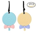 Pretty See　歯がため　おもちゃ　赤ちゃん　乳歯発育　授乳ネックレス　母乳ネックレス　かみかみ玩具　授乳ジュエリー　食品級シリコーン　2点セット