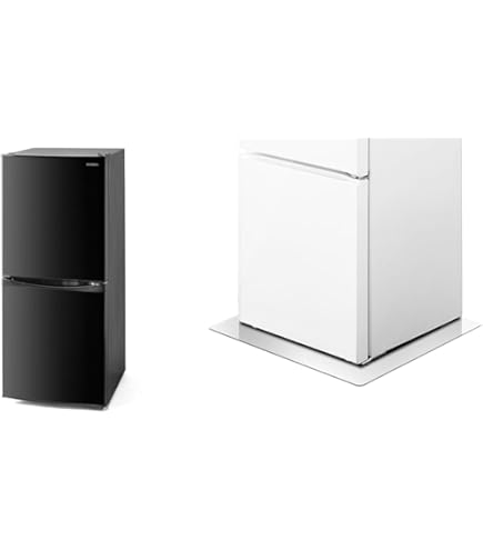 Amazon | 【専用マット付】 アイリスオーヤマ 冷蔵庫 170L ブラック