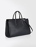 (マックスマーラ)MaxMara Leather Tote Bag Navy ネイビーレザートートバッグ(並行輸入品)
