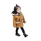 Burning Go　ベビー服 コート ジャッケット 赤ちゃん ブルゾン キッズ 裏起毛 もこもこ ダブルボタンつき アウター 秋冬