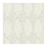 York Wallcoverings CK7749SMP Candice Olson Kids Princess Harlequin 8 X 10 Wallpaper Memo Sample, Sil