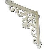 フレンチアンティーク調アイアンブラケットMサイズホワイト