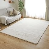 フリーリー シャギーラグ ラグ カーペット 140×100cm 約1畳 防ダニ 抗菌 防臭 厚手 滑り止め付 ホットカーペット対応 絨毯 絞り染めブラック