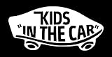 【全16色】人気!キッズ イン カー ステッカー!Kids in car Sticker /車用/シール/ Vinyl/Decal /バイナル/デカール/ステッカー/KIC-2 (白) [並行輸入品]