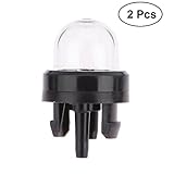 OUNONA 2個のキャブレターのプライマーの球根ポンプヘッジトリマーのチェーンソーのためのプラスチック燃料バルブポンプ