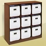 Badger Basket – 9 Cubbyストレージユニット、チェリー