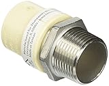 homewerks worldwide llc 539-34-34-b 3/4" Male Iron Pipe Threaded, Stainless Steel x CPVC Transition 