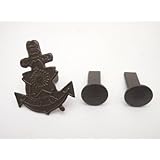 日本海軍 陸戦隊 鉄兜 鉄帽 ヘルメット 錨章 鋲セット 複製品