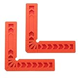 F Fityle 高品質　ポジショニングスクエア　直角クランプコーナークランプルーラー　２個　90度　正方形　実用　