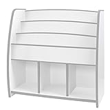 マガジンラック サイドボード シェルフ ラック 幅93cm カラー：ホワイト