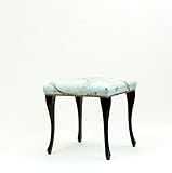 スクエアスツール　ドリームガーデンブルー