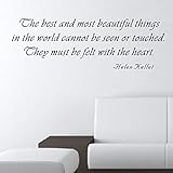Pop Decors WL-0031-Vb Inspirational Quote Wall Decal The Best and Most Beautiful Things [並行輸入品]