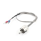 uxcell カップル 熱電対 プローブ Kタイプ 2メーター 調節でき 温度 ワイヤー 0-500C