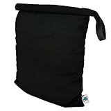Planet Wise Roll Down Wet Diaper Bag, Black, Large by Planet Wise