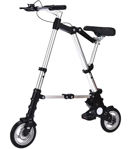 A-bike 折りたたみ自転車 8インチブラック レッド A-bike 折りたたみ自転車 8インチブラック レッド