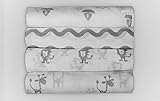 Organic Cotton Swaddle Blankets - Super Soft - Neutral Colors - Ideal Babyshower Gift (4 Pack Gray C
