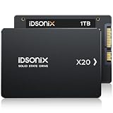iDsonix (アイドソニックス) 1TB 2.5インチ SATA 内蔵SSD SATA III 6GB/s ソリッドステートドライブ 最大560MB/秒 3D NADAフラッシュ&電源管理付き ノートパソコンとPCデスクトップ用 パフォーマンス向上 X20