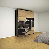 大建工業 収納 MiSEL BEDROOM PLAN26 開口2000mm FLK-HS026HA1 オーク柄/ブラック 幅2000×奥行470×高さ2295mm スタイリッシュ ファニチャー ミセル
