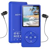 [サイトボタン追加] AGPTEK MP3プレーヤー 音楽プレーヤー HIFI 30g超軽量 16GB内蔵 128GBまで拡張可能 ボタン操作 音楽プレーヤー 40時間再生 ロスレスサウンド FMラジオ ダイレクト録音対応 アラーム 操作簡単 小型 通勤/ランニング/ヨガ/言語学習などに適用 イヤホン付き クリスマス ギフト プレゼント A02